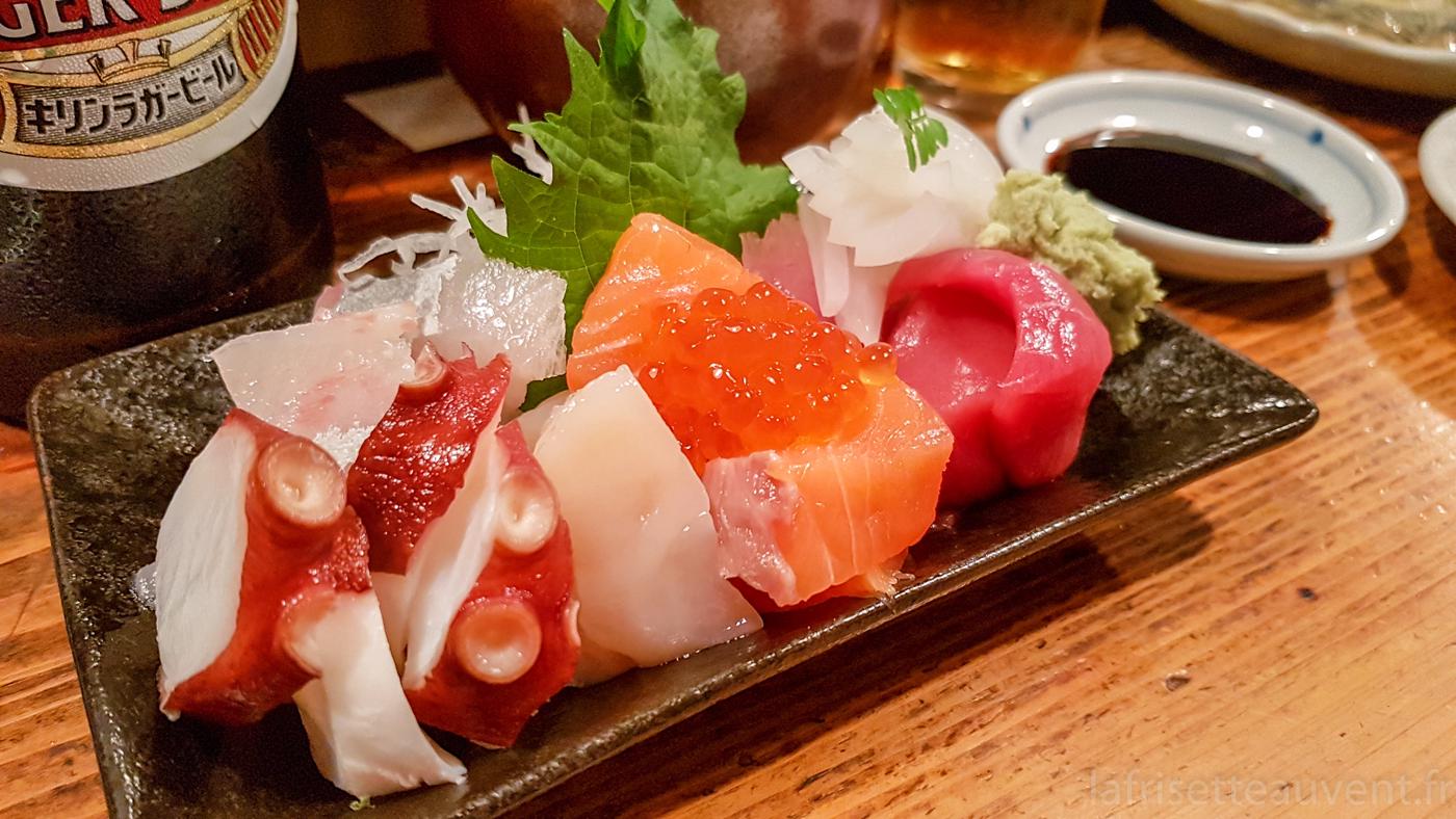 Délicieux sashimis